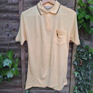 Mens Black and Yellow T-shirt